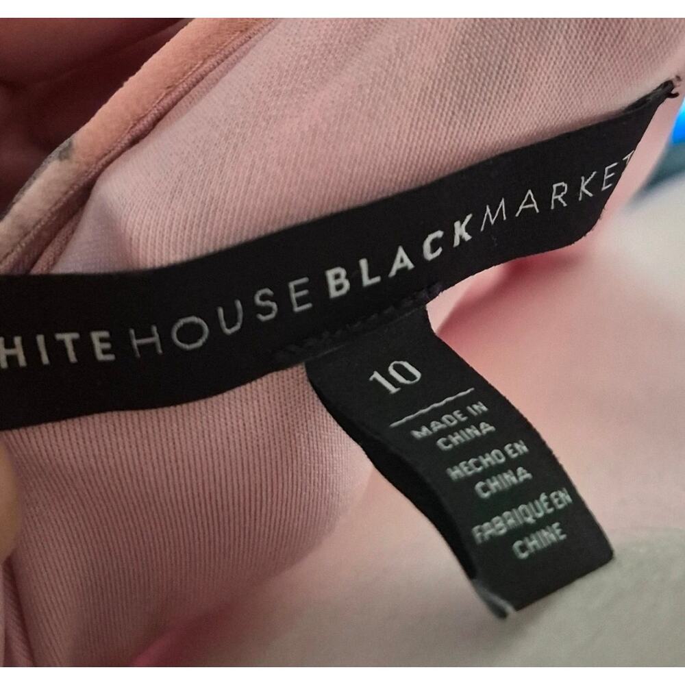 White House Black Market Sleevless Floral Dress. Size 10. Ret. $160 - Picture 4 of 12
